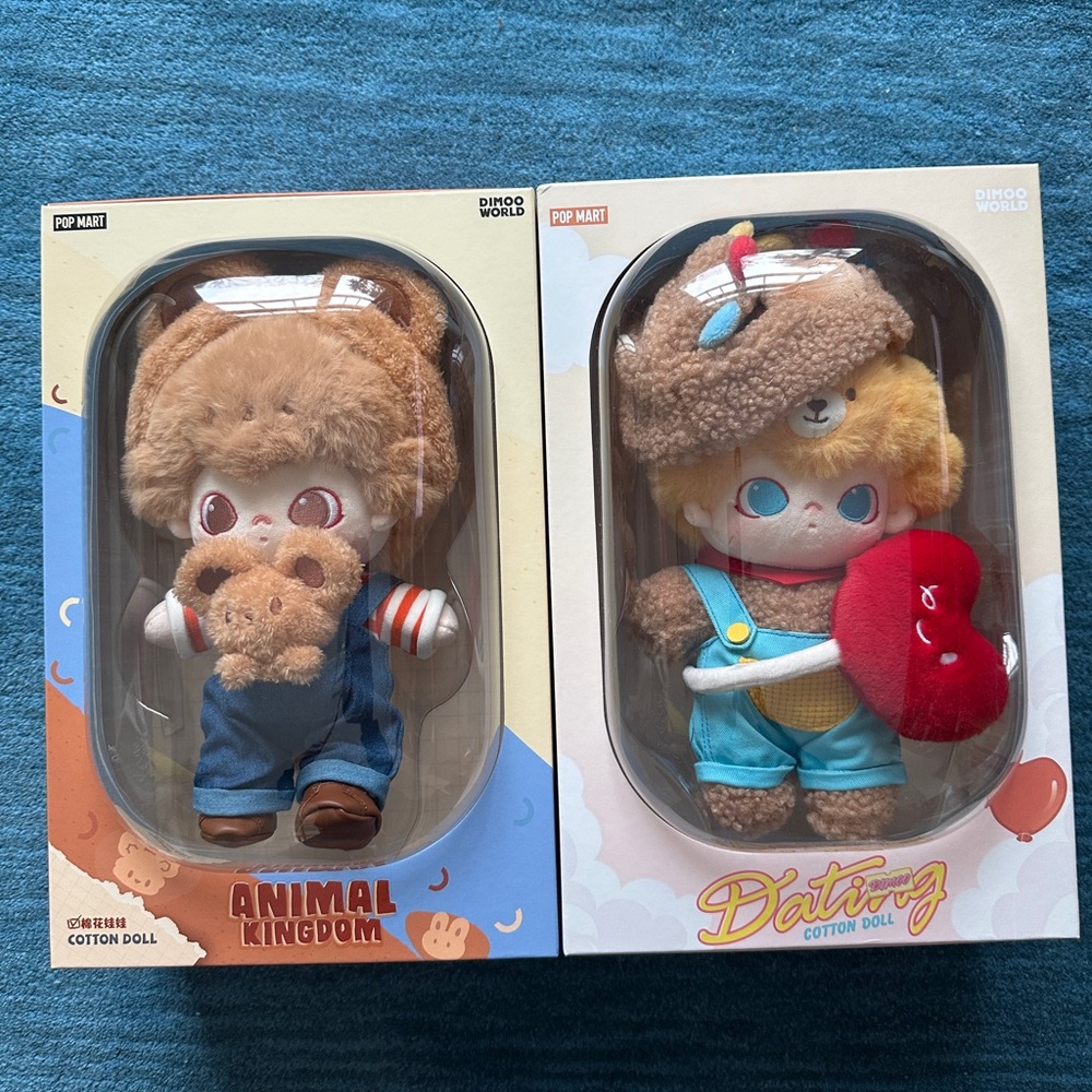 Pop Mart Animal Kingdom and Dating Cotton Dolls